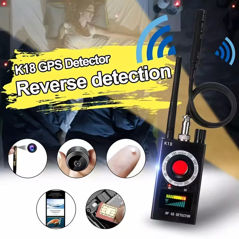 K18 Camera Detector & Bug Finder - Secure Your Private Space. Detect Hidden Threats.