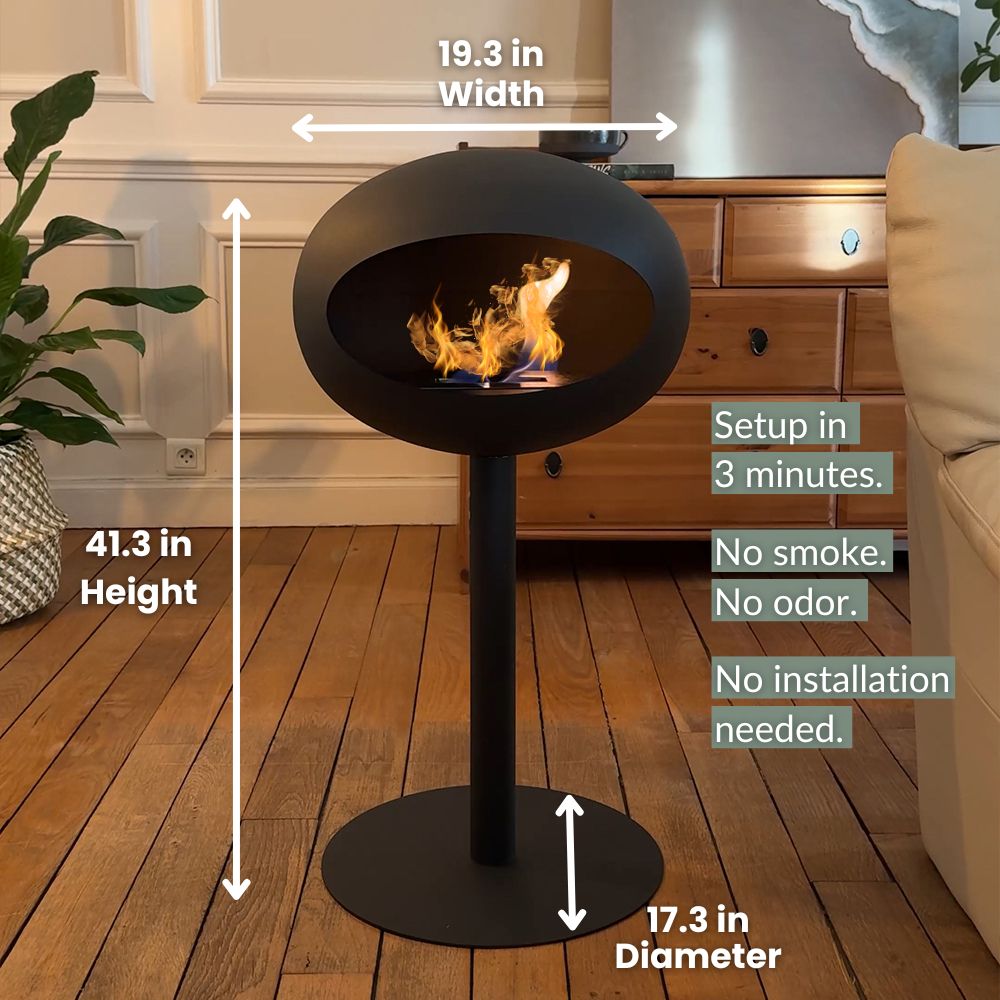 Chimney: Luxury and warmth without renovations!