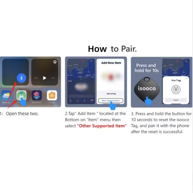 4-Pack Smart GPS Trackers