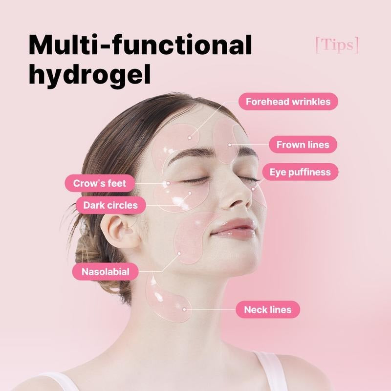 Peptide Collagen Hydrogel Eye Patches: Depuff, Hydrate & Brighten Tired Eyes