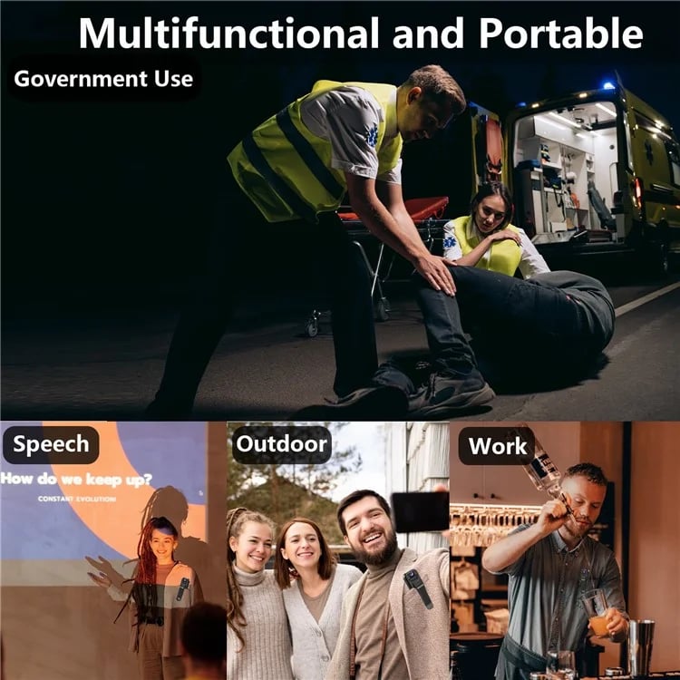 The HD 1080P Rechargeable Mini Body Camera - Capture Everything. Discreet HD Power, Day or Night.