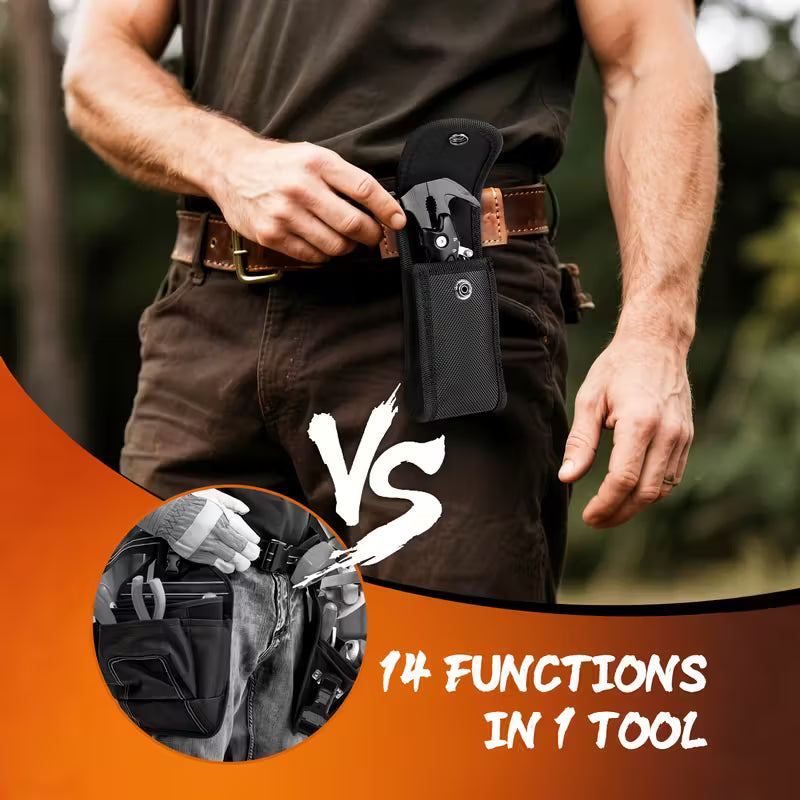 BABACOM 14-in-1 Multitool Hammer - 14 Essential Tools. One Single Device.