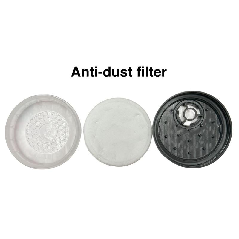 Integrated Dust-Proof Respirator Mask -   Breathe Clean. See Clearly. Your All-In-One Protection System.