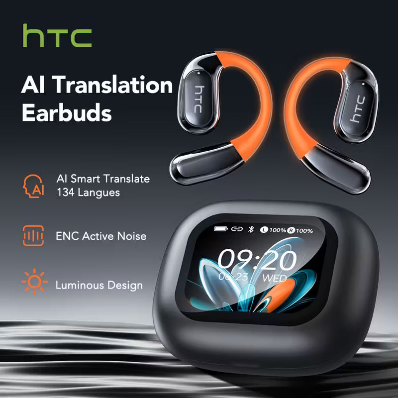 HTC NE20 AI Translator Headset - The End of the Language Barrier. Instant Global Communication.