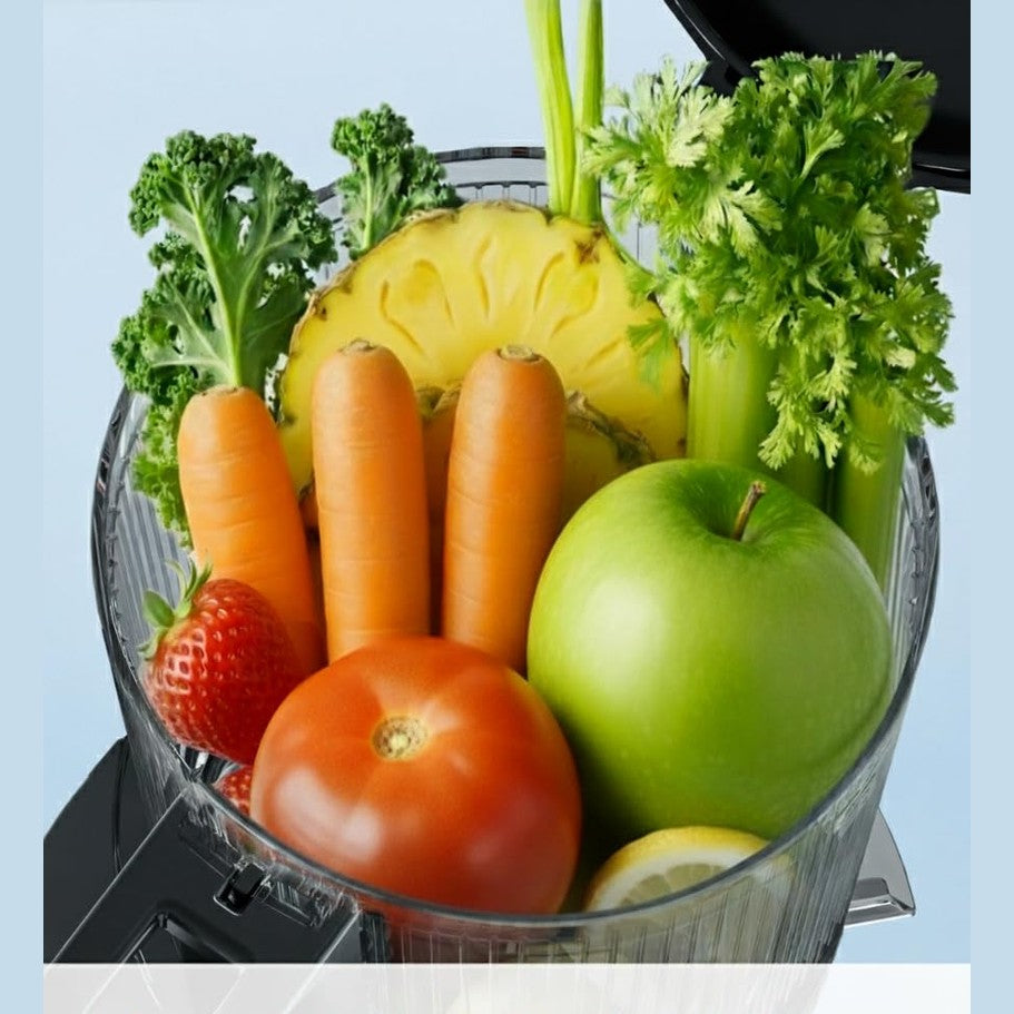 The 250W Multifunctional Automatic Juicer - The High-Power, Zero-Prep Juicing Solution.