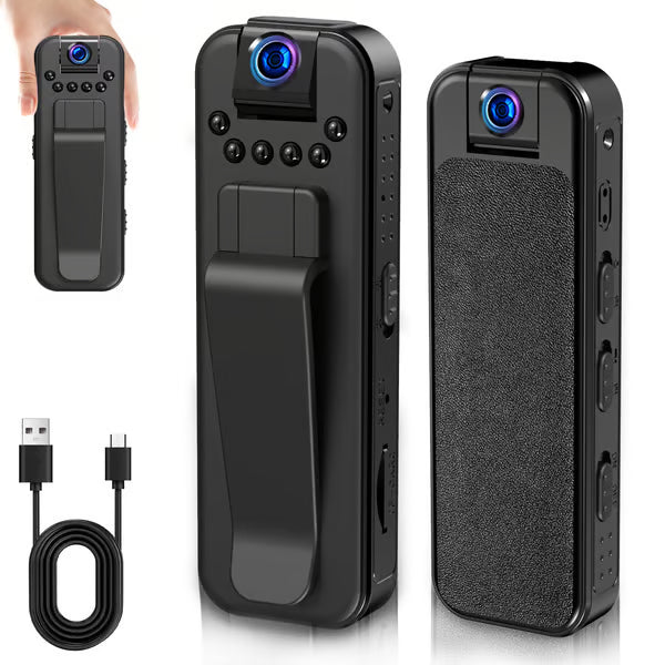 The HD 1080P Rechargeable Mini Body Camera - Capture Everything. Discreet HD Power, Day or Night.