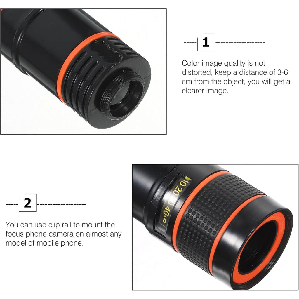 HD 8x Optical Zoom Monocular Telescope for Mobile