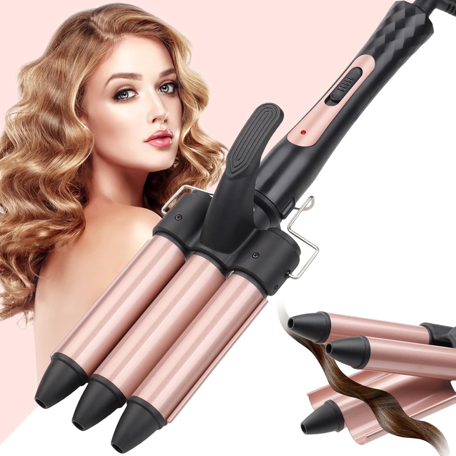 The Jumbo Beach Waver — Effortless, Professional Beach Waves in Minutes