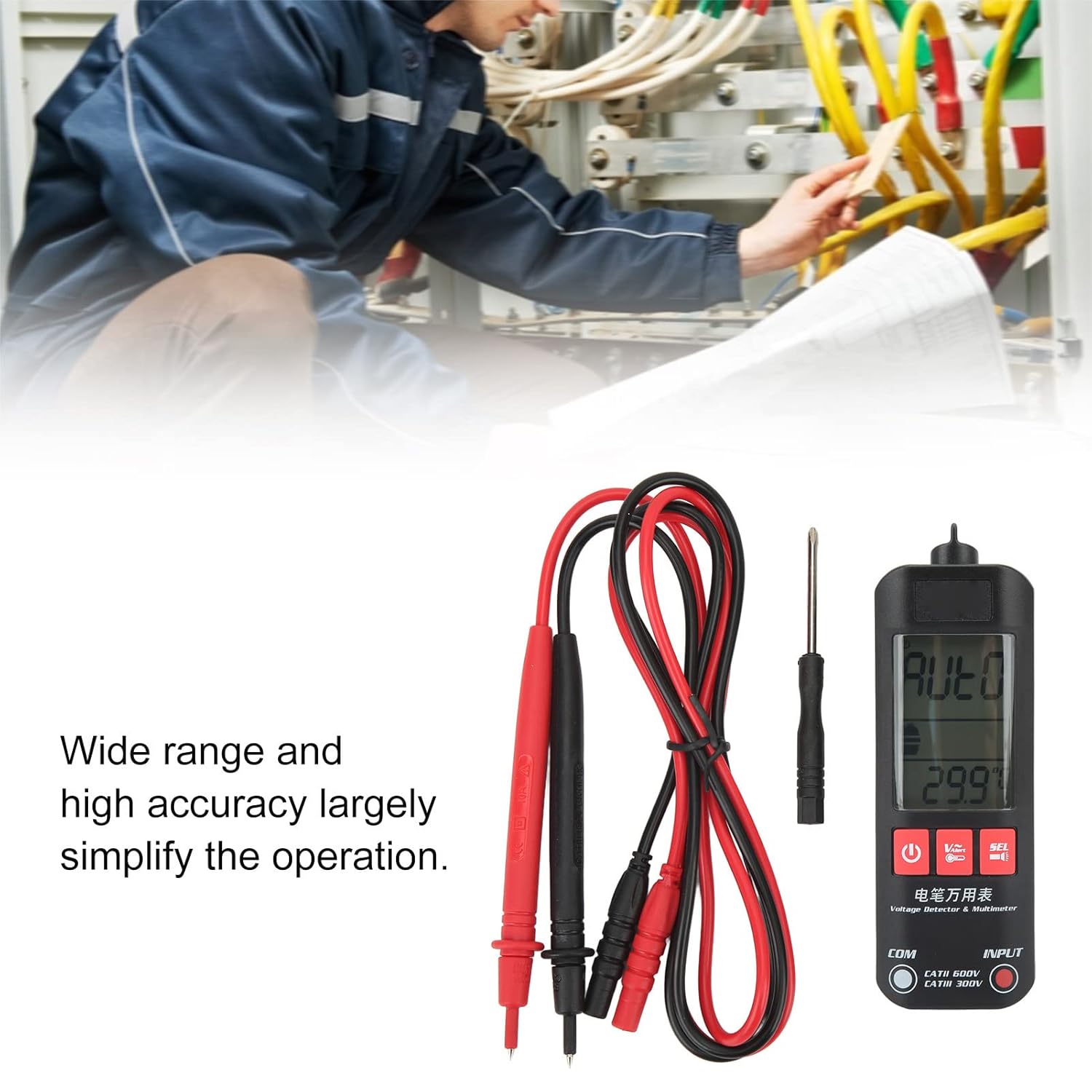 Smart Auto-Ranging Digital Multimeter - Precision in Your Hands. Work Smarter, Not Harder.