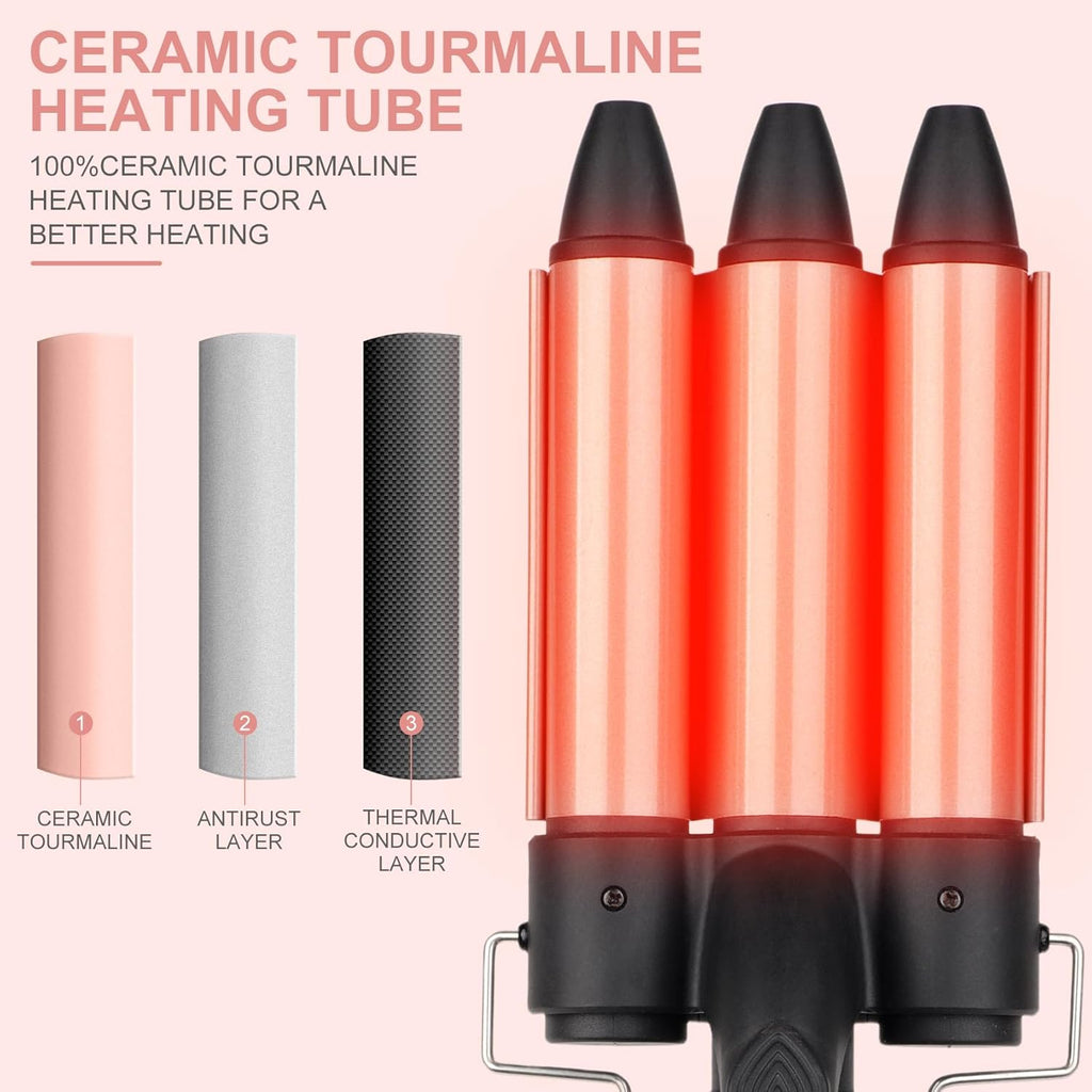 The Jumbo Beach Waver — Effortless, Professional Beach Waves in Minutes