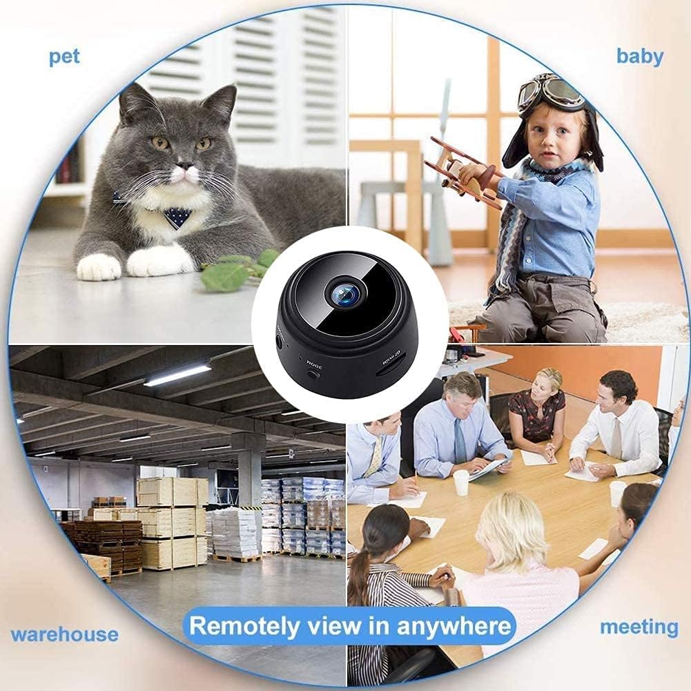 The Ultra-Compact Magnetic Mini WiFi Security Cam - Total Security, Anywhere. Never Miss a Detail.