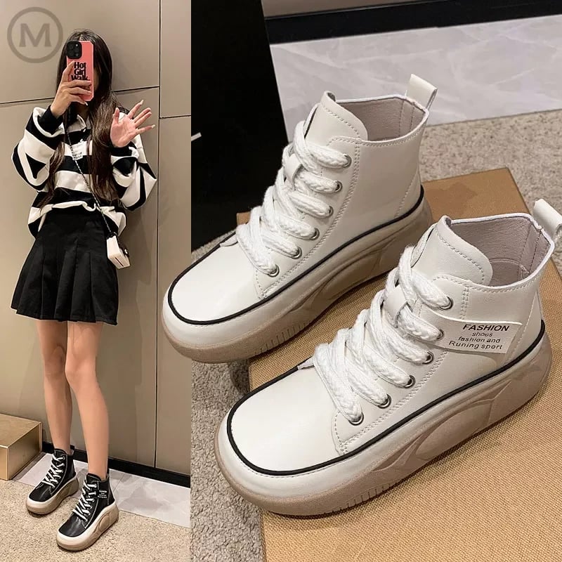 Women's Orthopaedic High Top Thick Sole Martin Boots