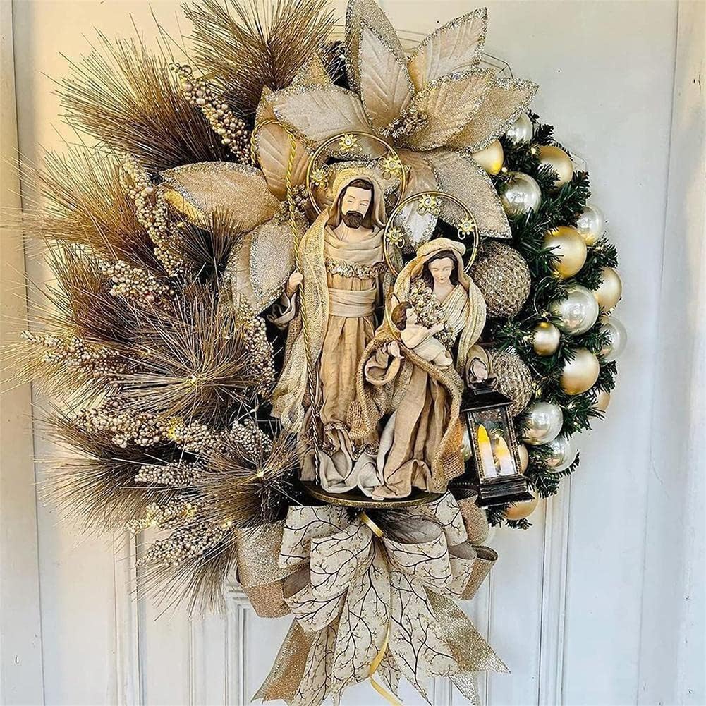 The Holy Family Christmas Garland - Bless Your Home This Season. The Holy Family Christmas Garland.