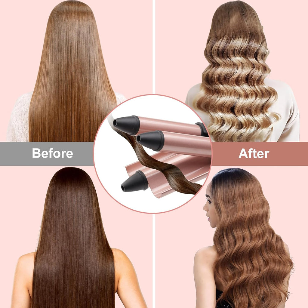 The Jumbo Beach Waver — Effortless, Professional Beach Waves in Minutes