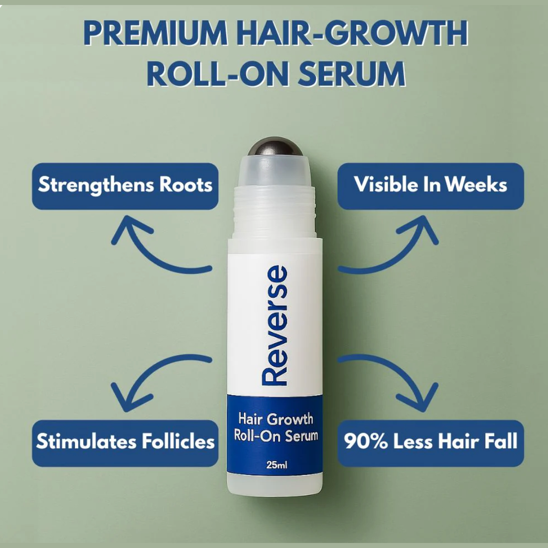 👑 Reverse™ Hair Growth Serum: Reclaim Your Hair, Reclaim Your Confidence.
