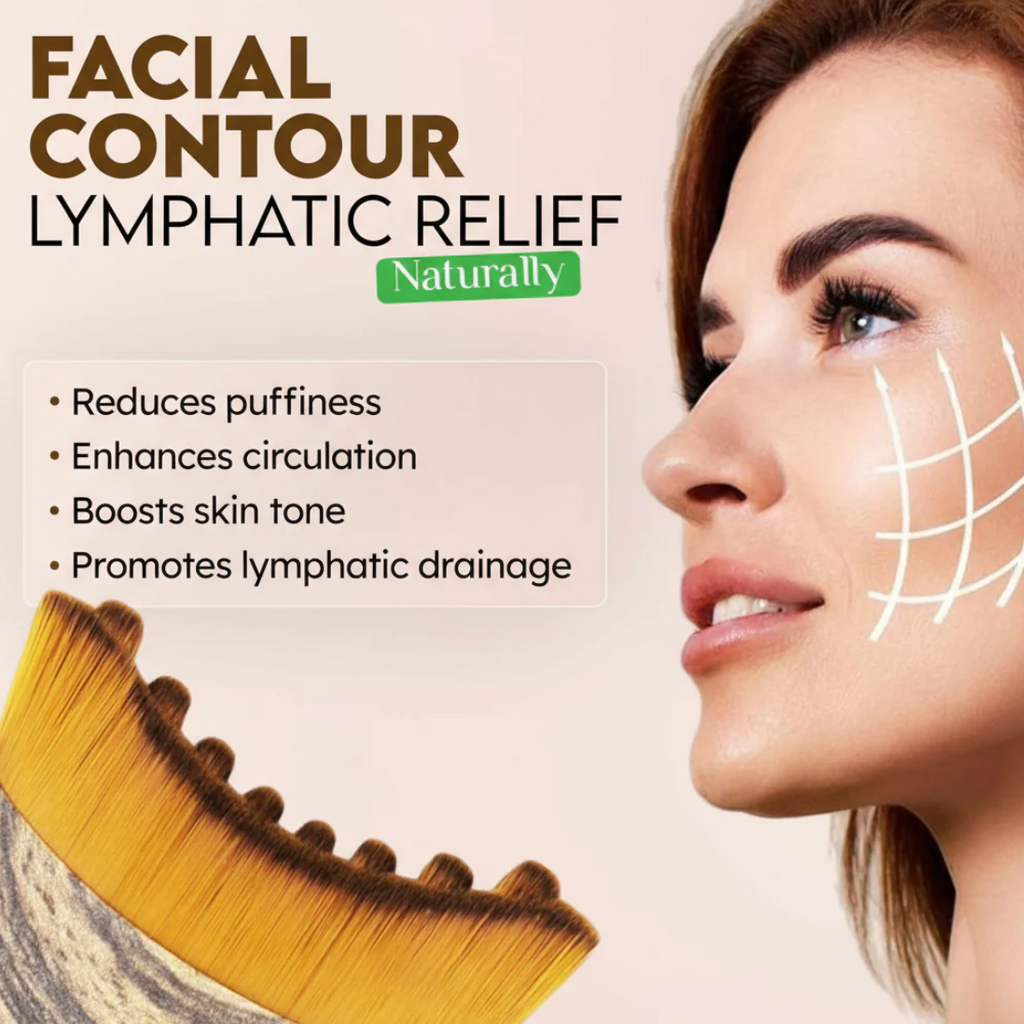 LYMPHATIC CONTOUR FACE BRUSH: Your Daily Detox and Contour Tool
