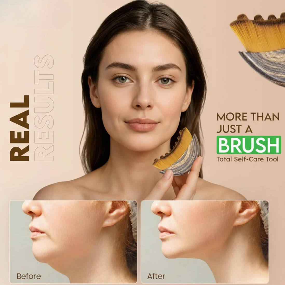 LYMPHATIC CONTOUR FACE BRUSH: Your Daily Detox and Contour Tool