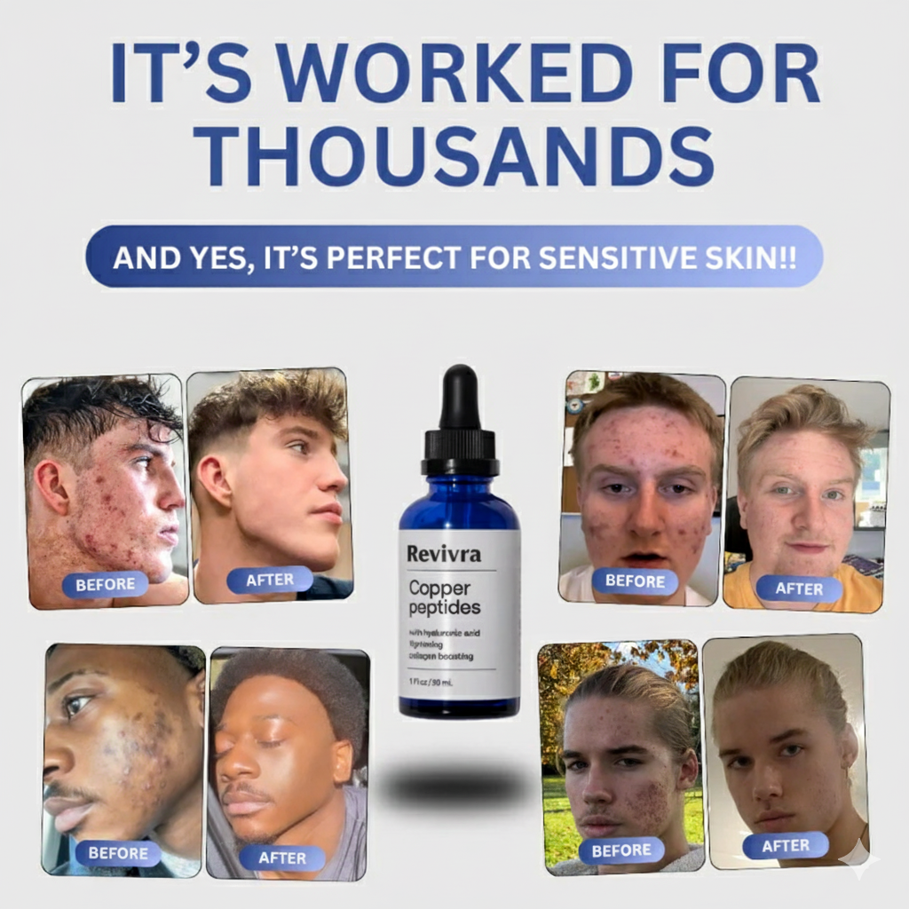 💙 Revivra Copper Tripeptide-1 Serum: Unlock Your Skin's "Rebuild and Restore" System