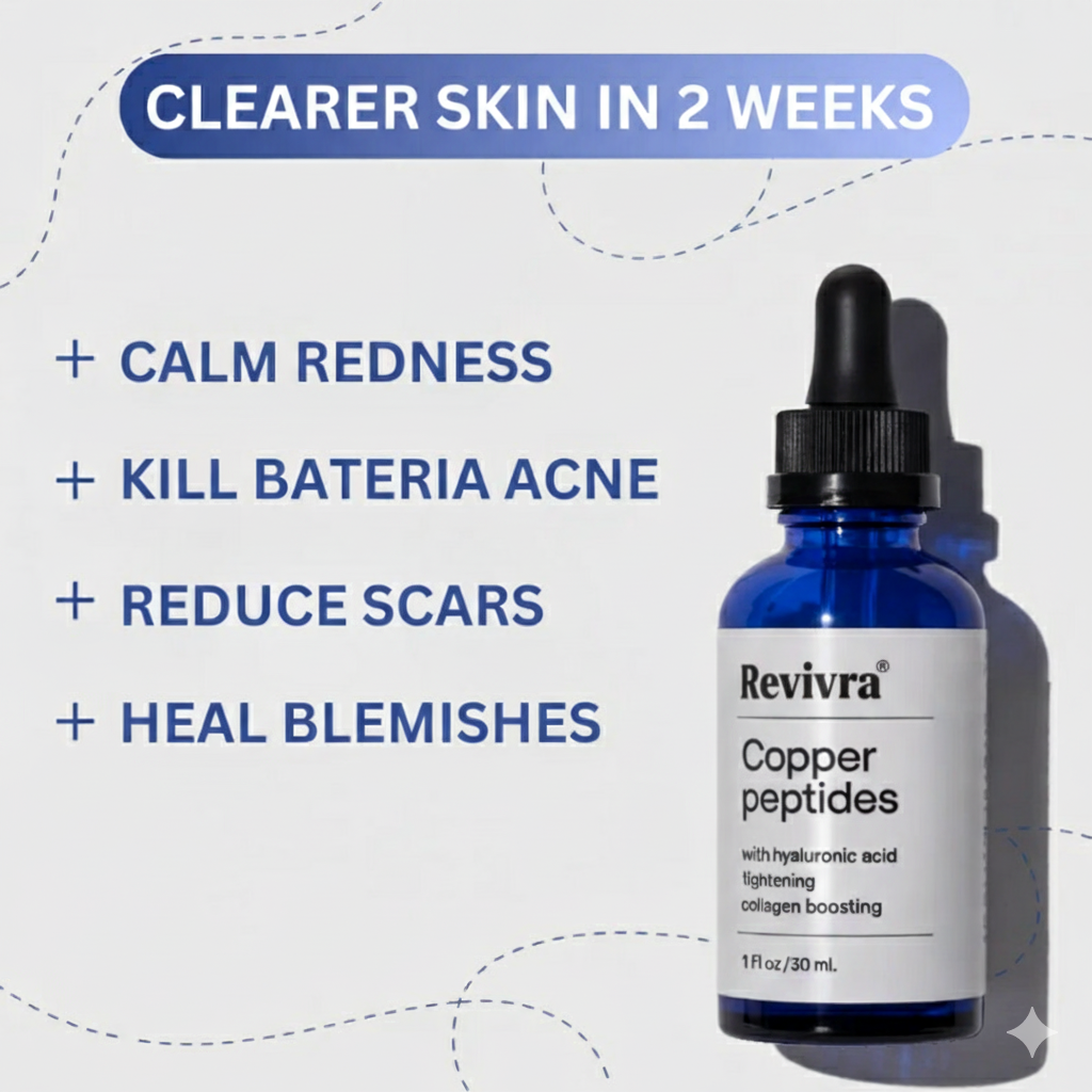 💙 Revivra Copper Tripeptide-1 Serum: Unlock Your Skin's "Rebuild and Restore" System
