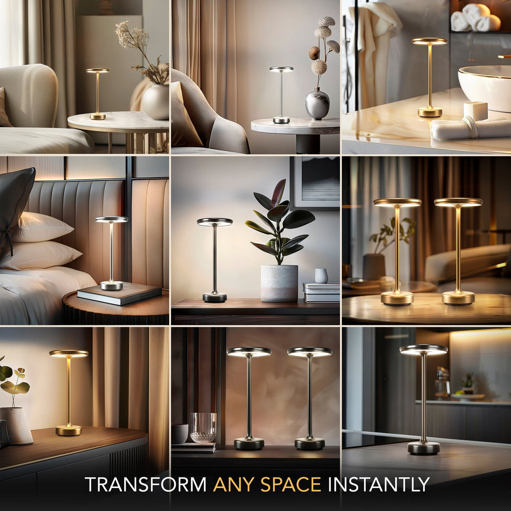 Scandinavian Wireless Table Lamp – Timeless Warm Glow Anywhere