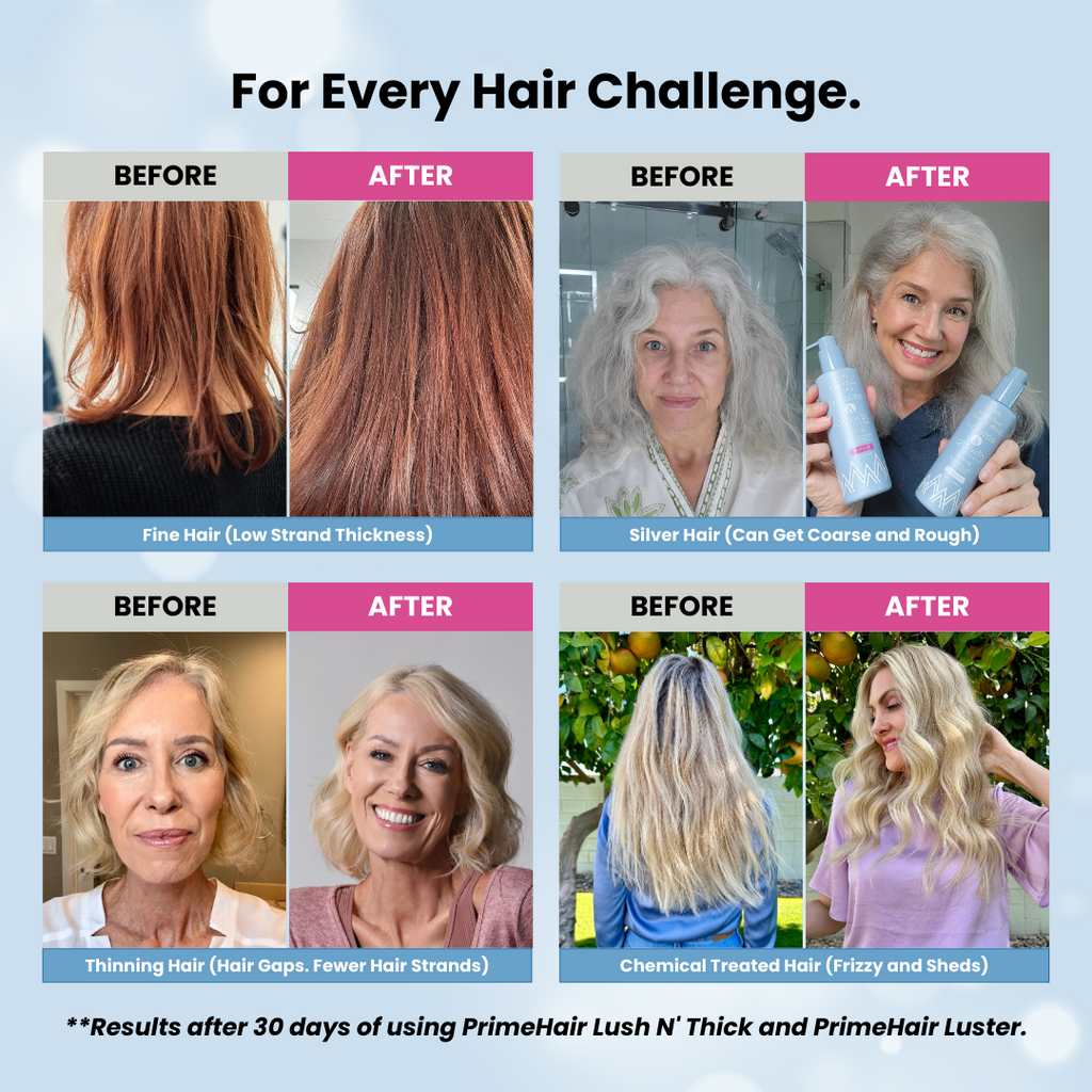 The Volumizing Radiance Bundle: Restore Life to Mature Hair