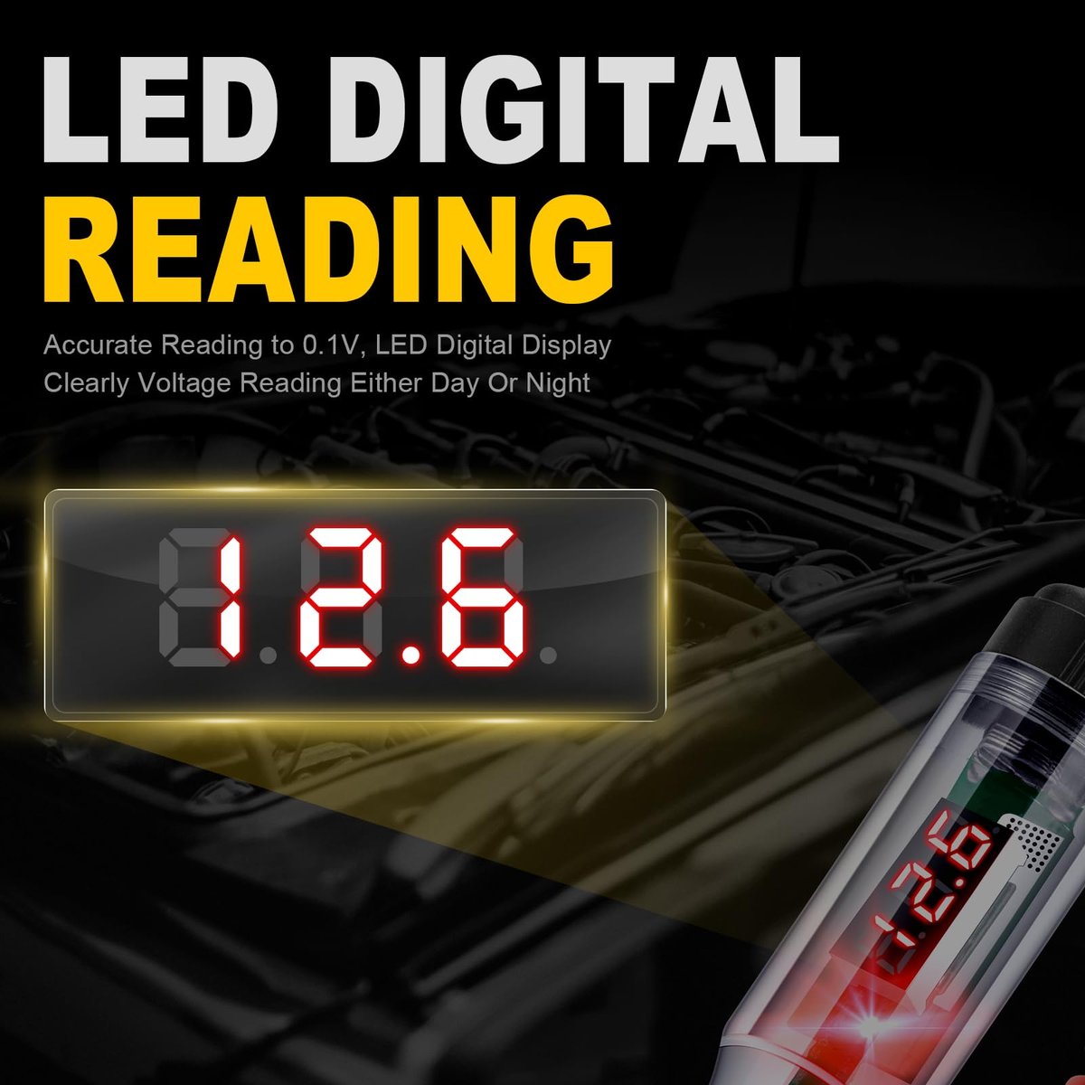 Heavy Duty 5–90V Digital LED Circuit Tester