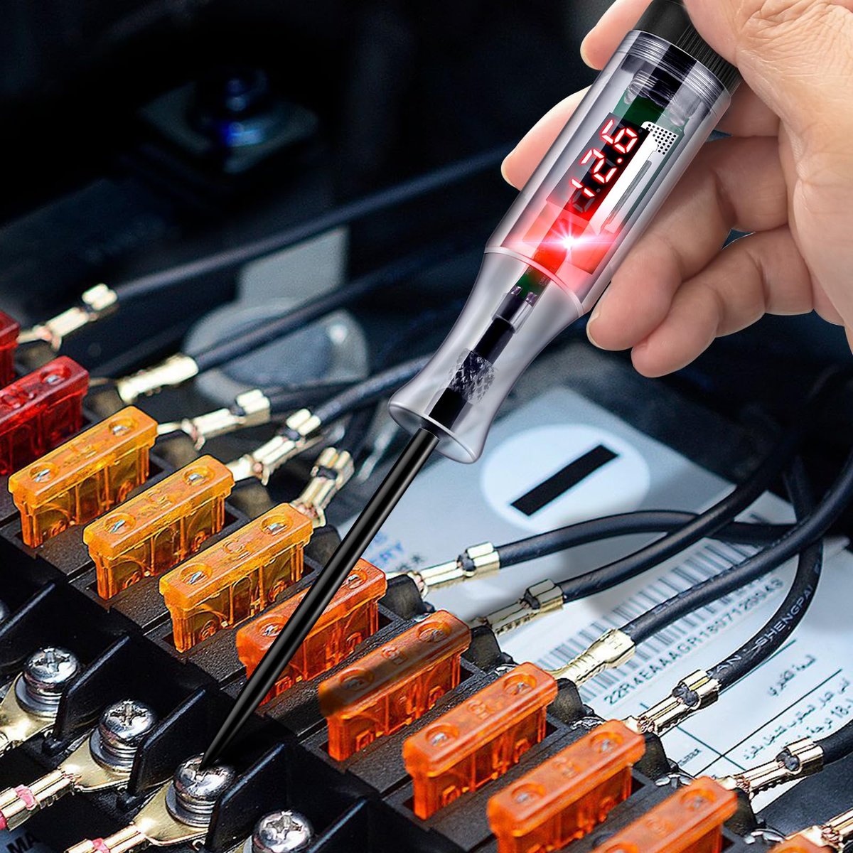 Heavy Duty 5–90V Digital LED Circuit Tester