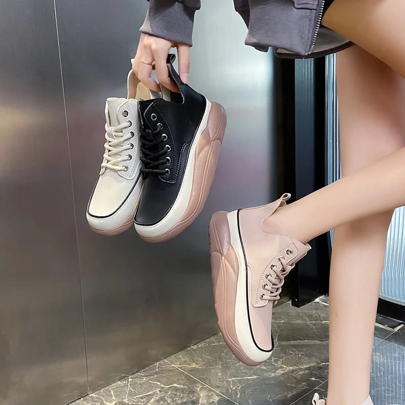 Women's Orthopaedic High Top Thick Sole Martin Boots