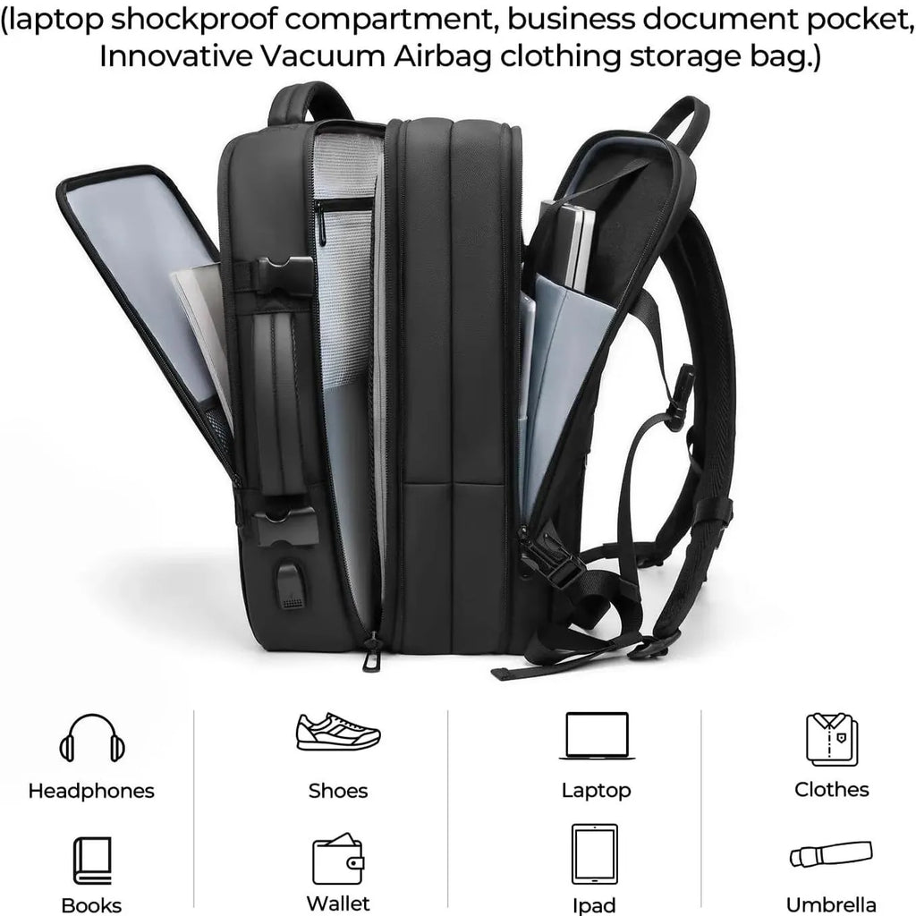 AirBag Backpack: Compress Your Luggage. Expand Your Possibilities.