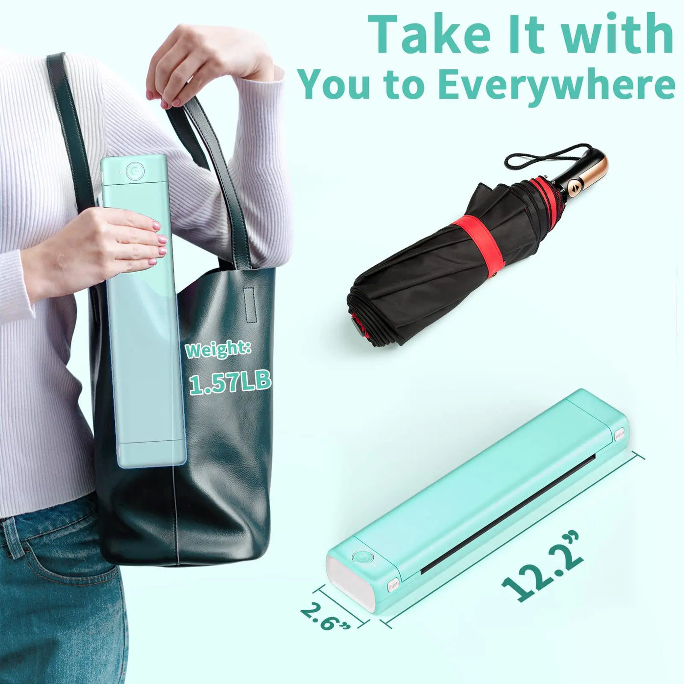 Portable Thermal Printer – Wireless Bluetooth Inkless Printer MK500