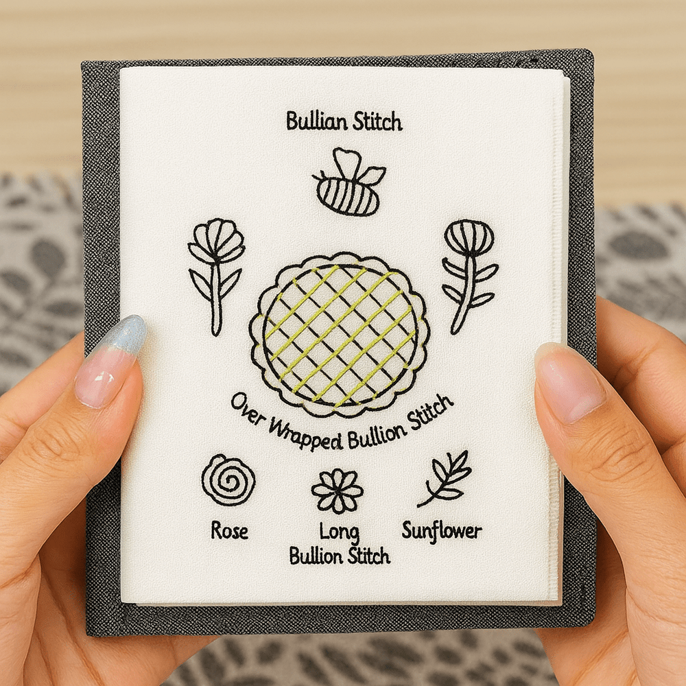DIY Embroidery Stitch Book Kit: The Complete Set