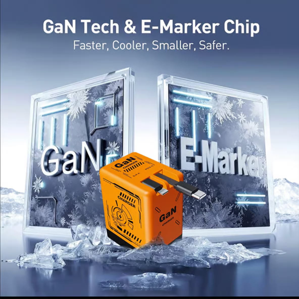 The 2-in-1 GaN Charger - The Last Charger You'll Ever Need. Now with Zero Cable Chaos.