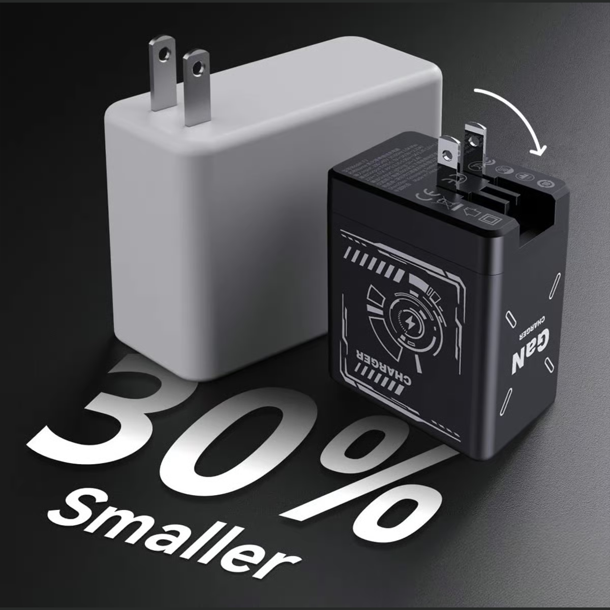The 2-in-1 GaN Charger - The Last Charger You'll Ever Need. Now with Zero Cable Chaos.