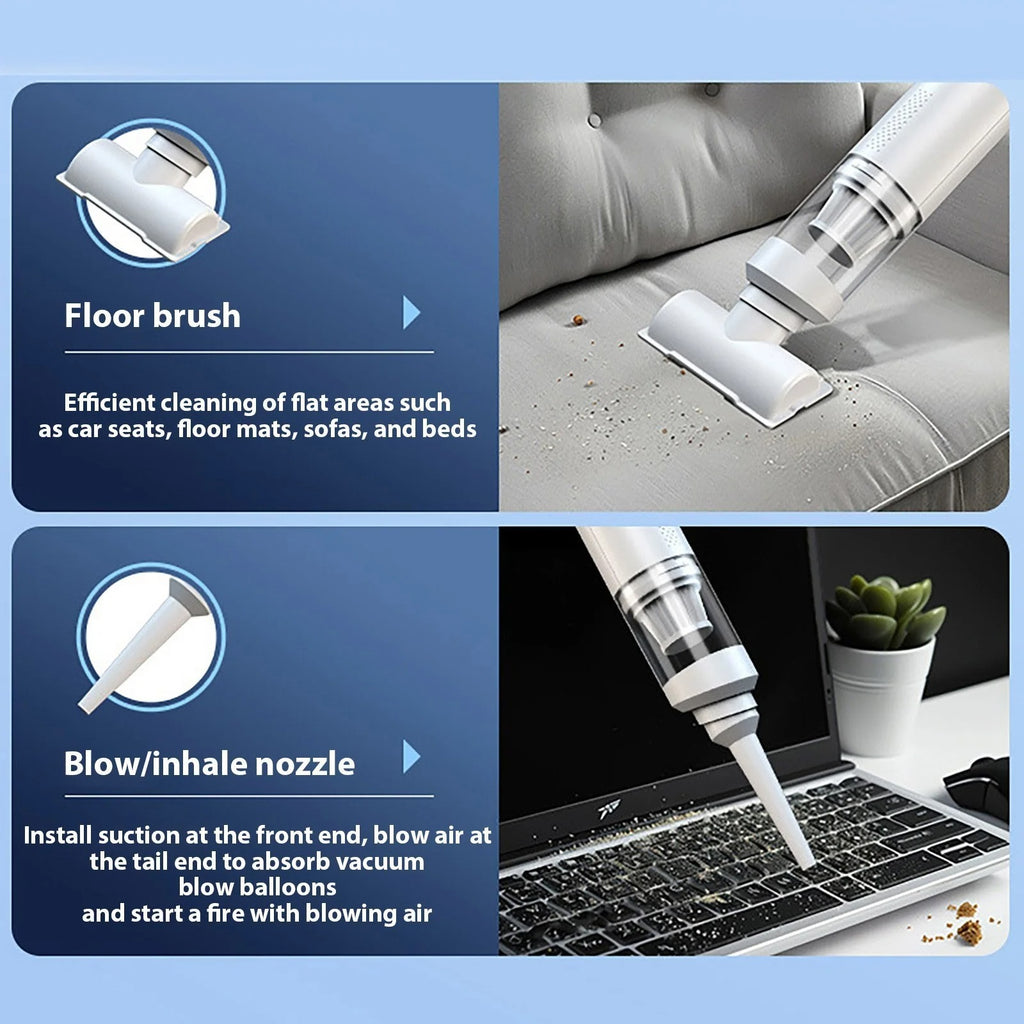 SmutsSluk™ Mini Cordless Vacuum - Precision Clean, Anywhere. Instant Power, Zero Cords.