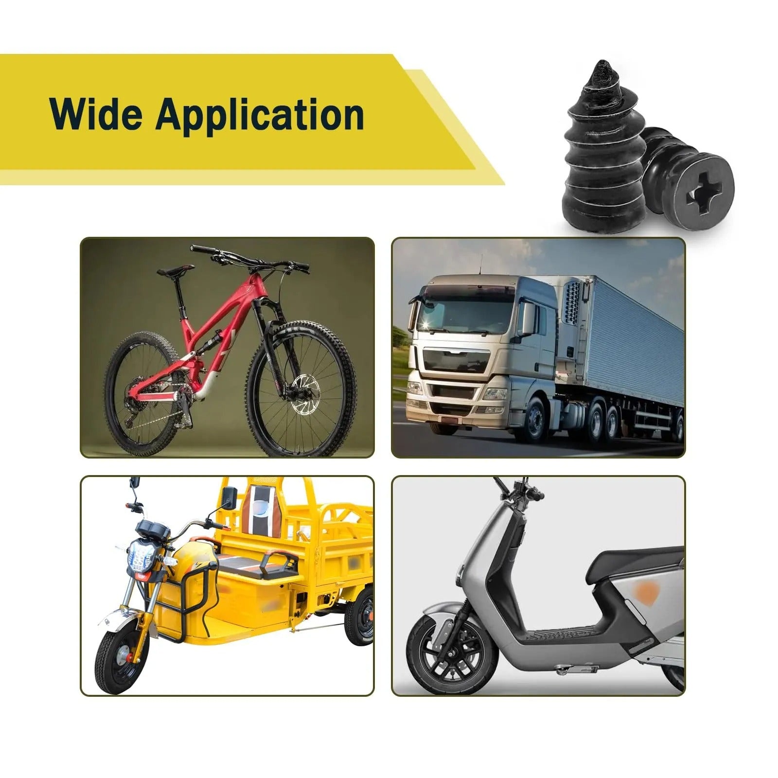 Tire Repair Rubber Nail 🚚🎁 Free Screwdriver Included