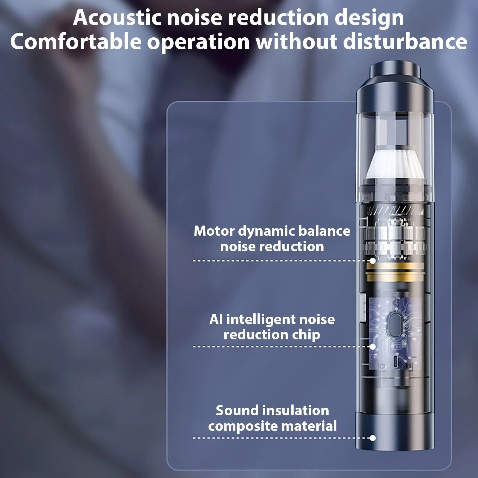 SmutsSluk™ Mini Cordless Vacuum - Precision Clean, Anywhere. Instant Power, Zero Cords.