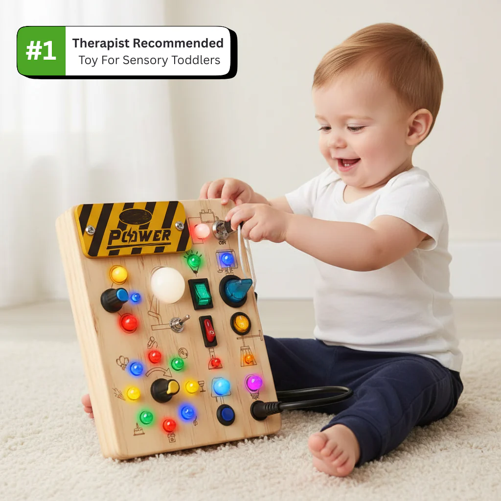 Montessori Busy Board: Save Your Sanity on Long Trips!
