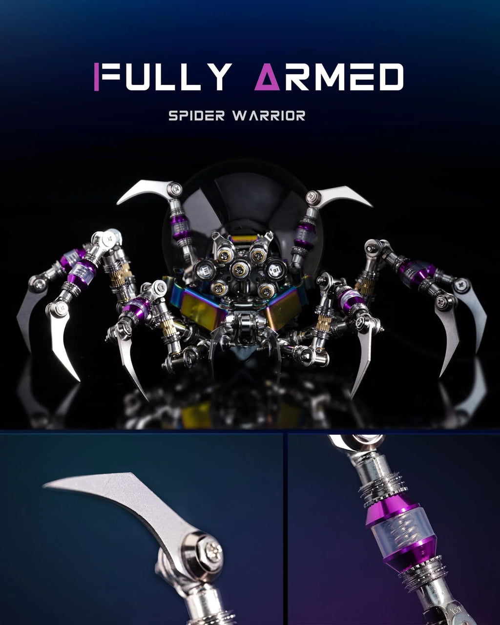 Cyberpunk Plasma Spider: Build Your Own Sci-Fi Beast