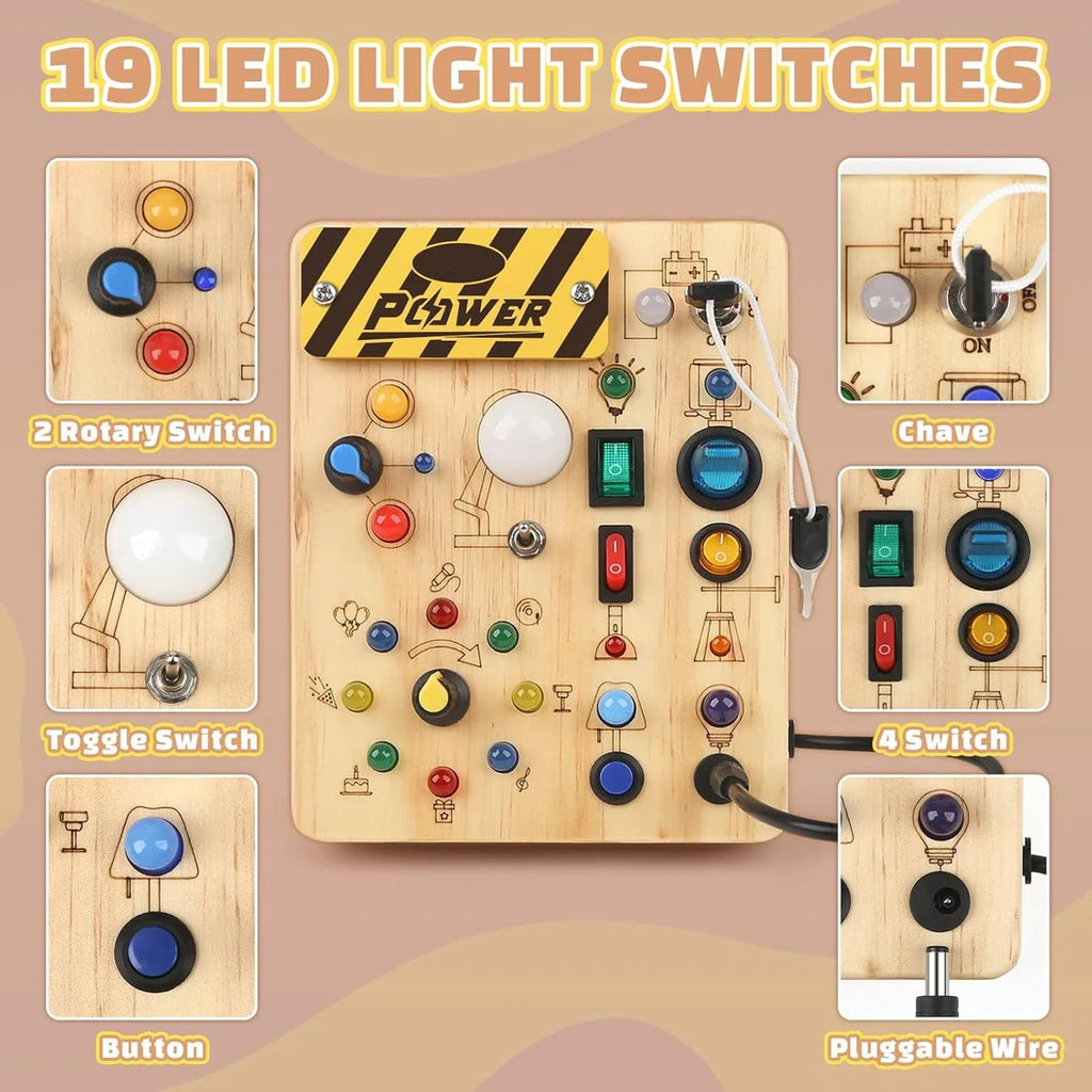 Montessori Busy Board: Save Your Sanity on Long Trips!