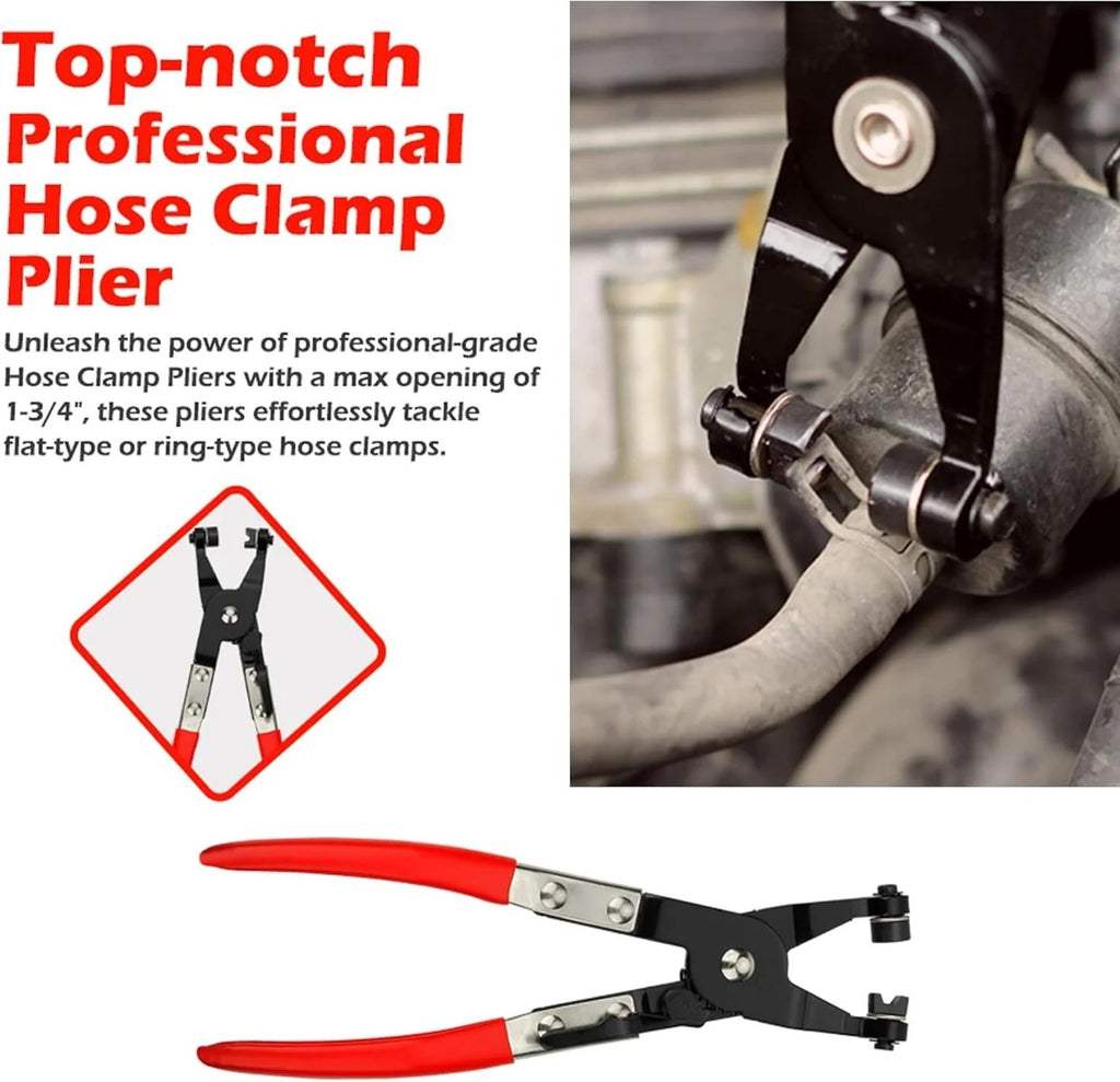 4-Piece Hose Clamp Pliers Set – Professional Automotive Repair Tools