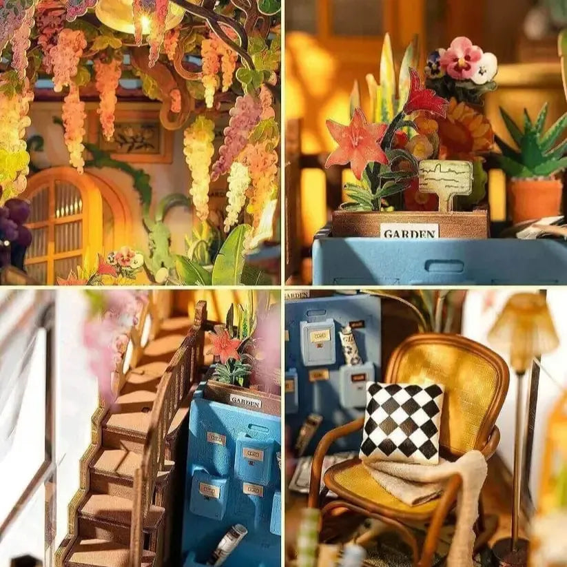 Blooming Sunroom Miniature Garden House: Fall in Love with Crafting Again