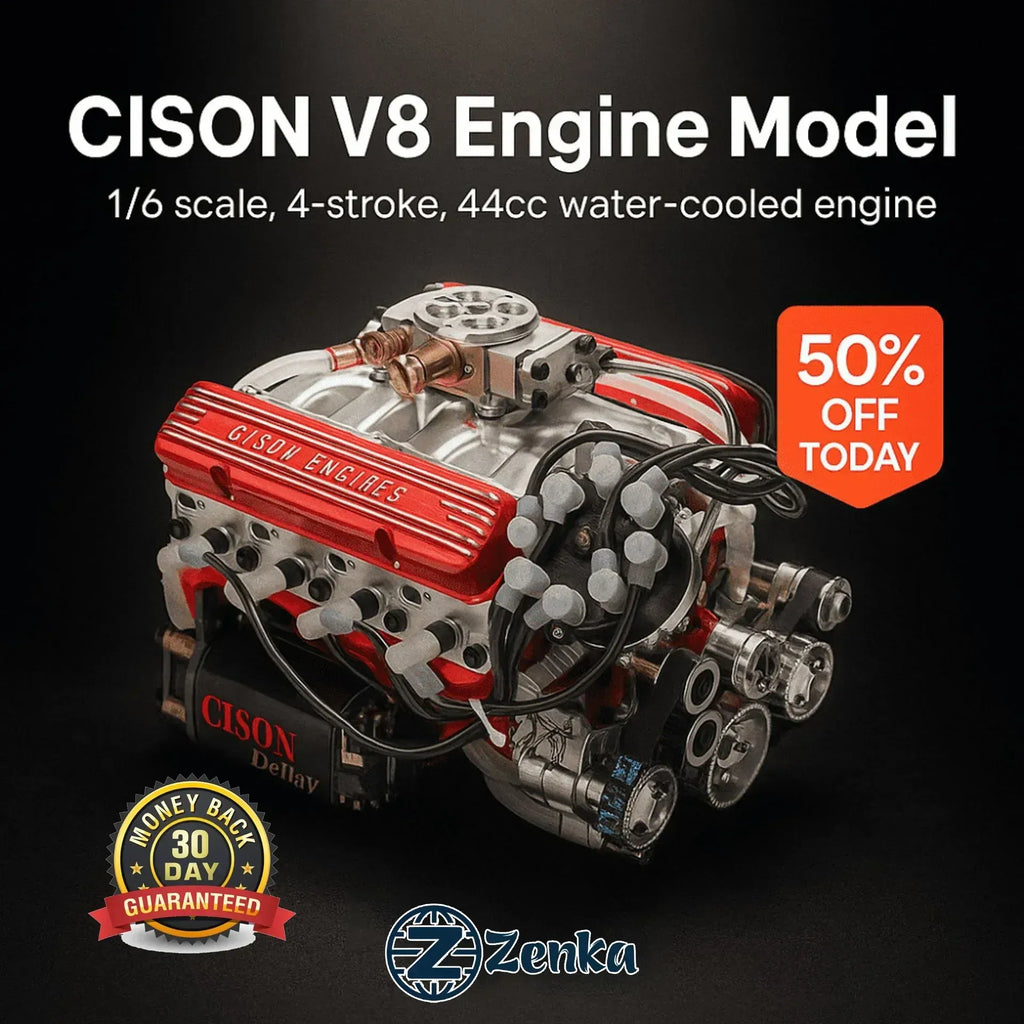 Working V8 Engine Model Kit -  Hear It Roar. Build Real Engineering.