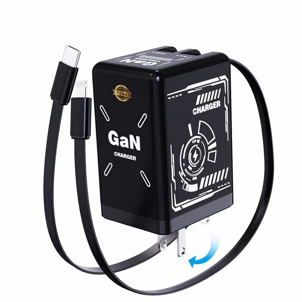 The 2-in-1 GaN Charger - The Last Charger You'll Ever Need. Now with Zero Cable Chaos.