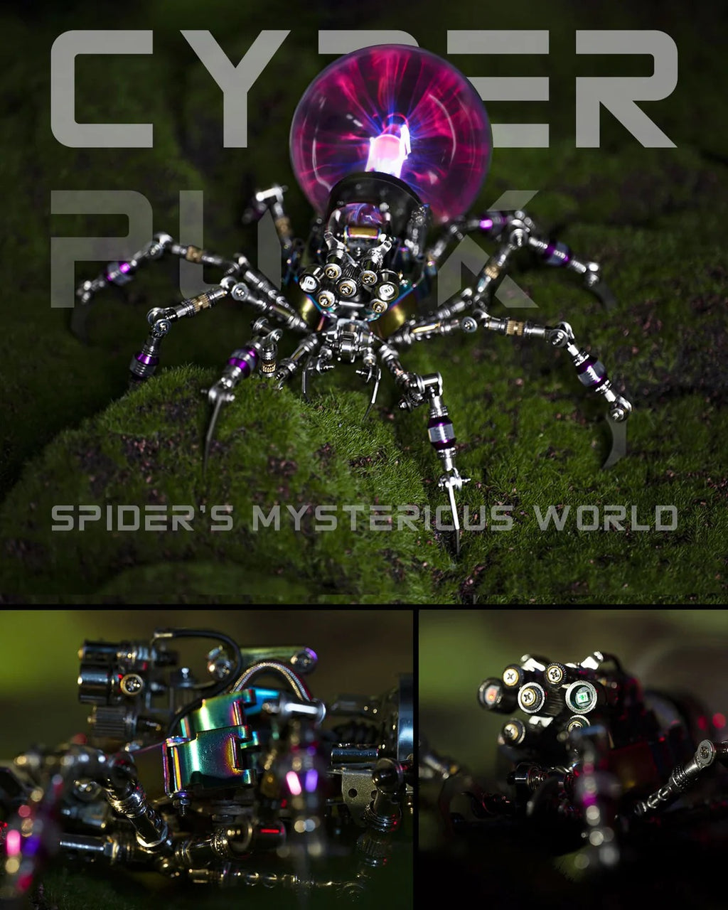 Cyberpunk Plasma Spider: Build Your Own Sci-Fi Beast
