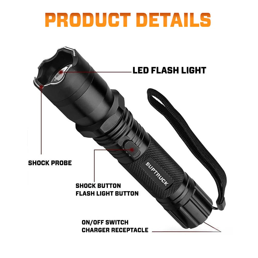 SUPTRUCK™ VoltGuard X95 Stun Flashlight