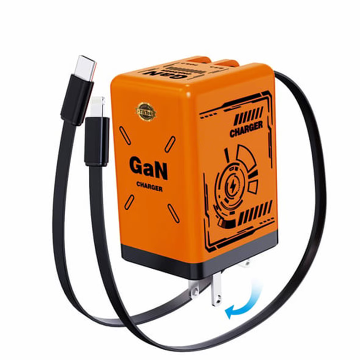 The 2-in-1 GaN Charger - The Last Charger You'll Ever Need. Now with Zero Cable Chaos.