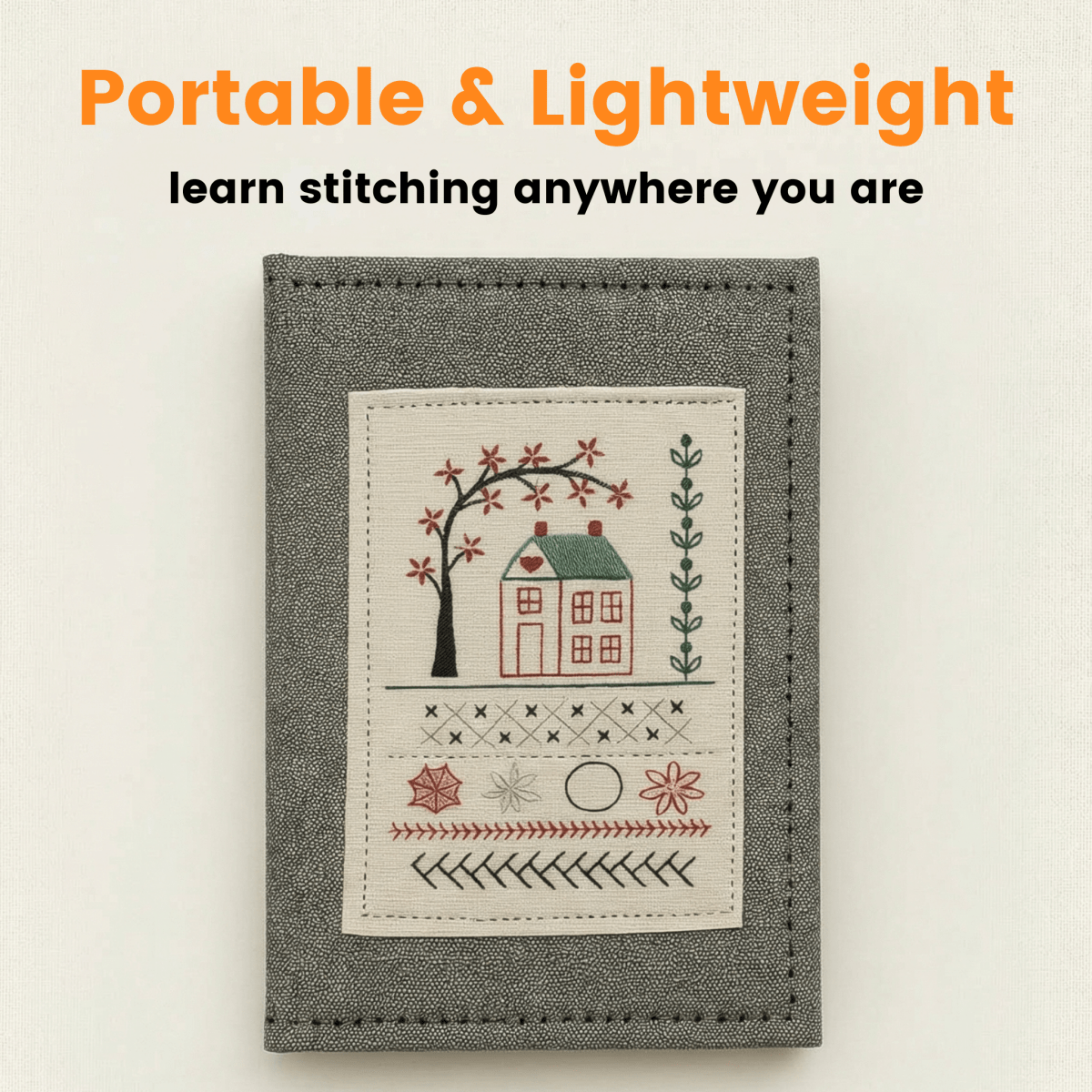DIY Embroidery Stitch Book Kit: The Complete Set