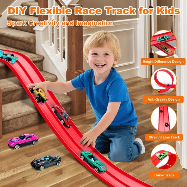 The Flexible Race Track Set - Limitless Driving Fun—Creative, Flexible, and Fast!